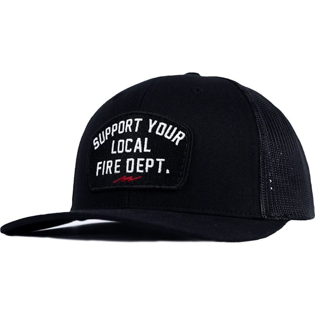 Support Your Local Fire Dept. Patch Snapback Hat