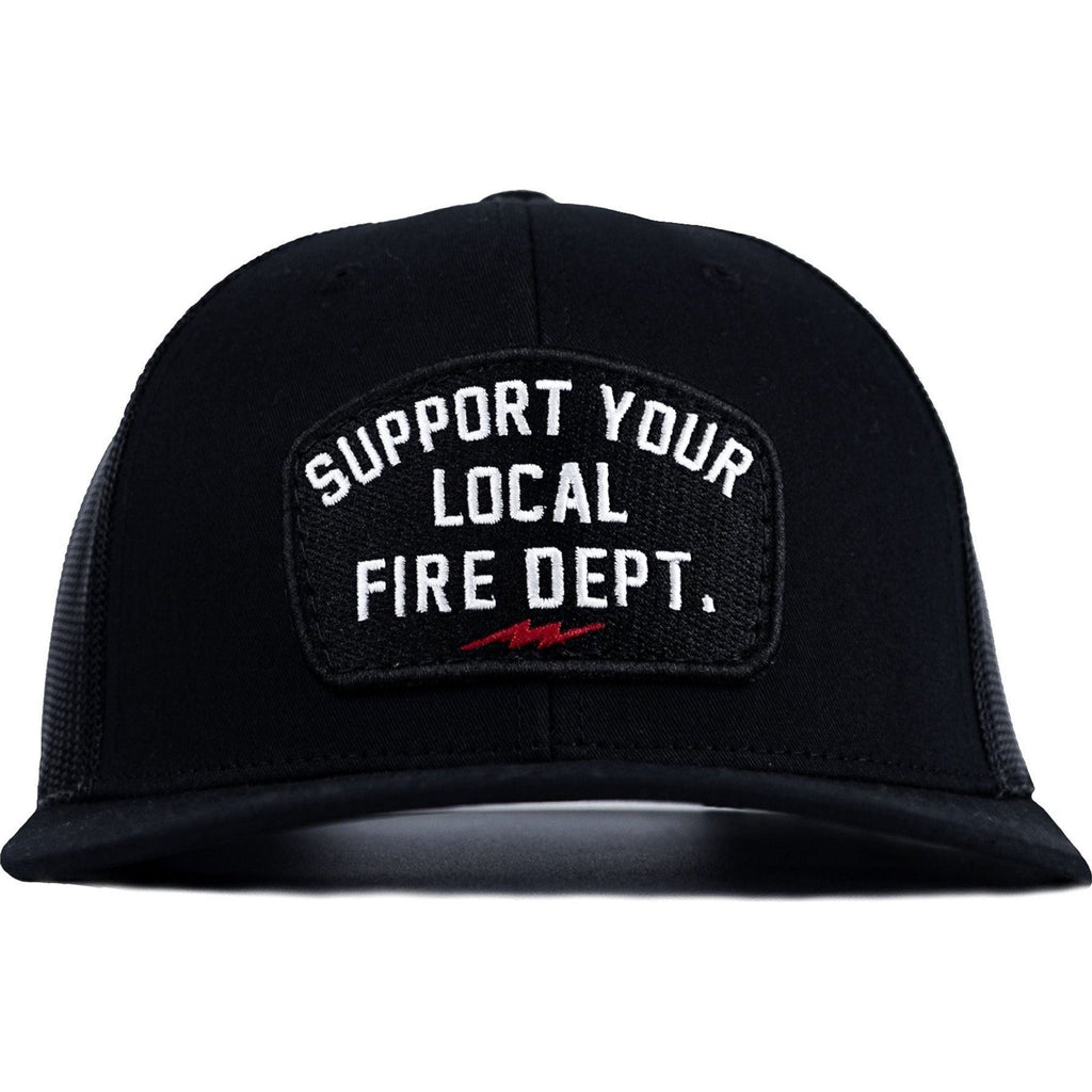 Support Your Local Fire Dept. Patch Snapback Hat