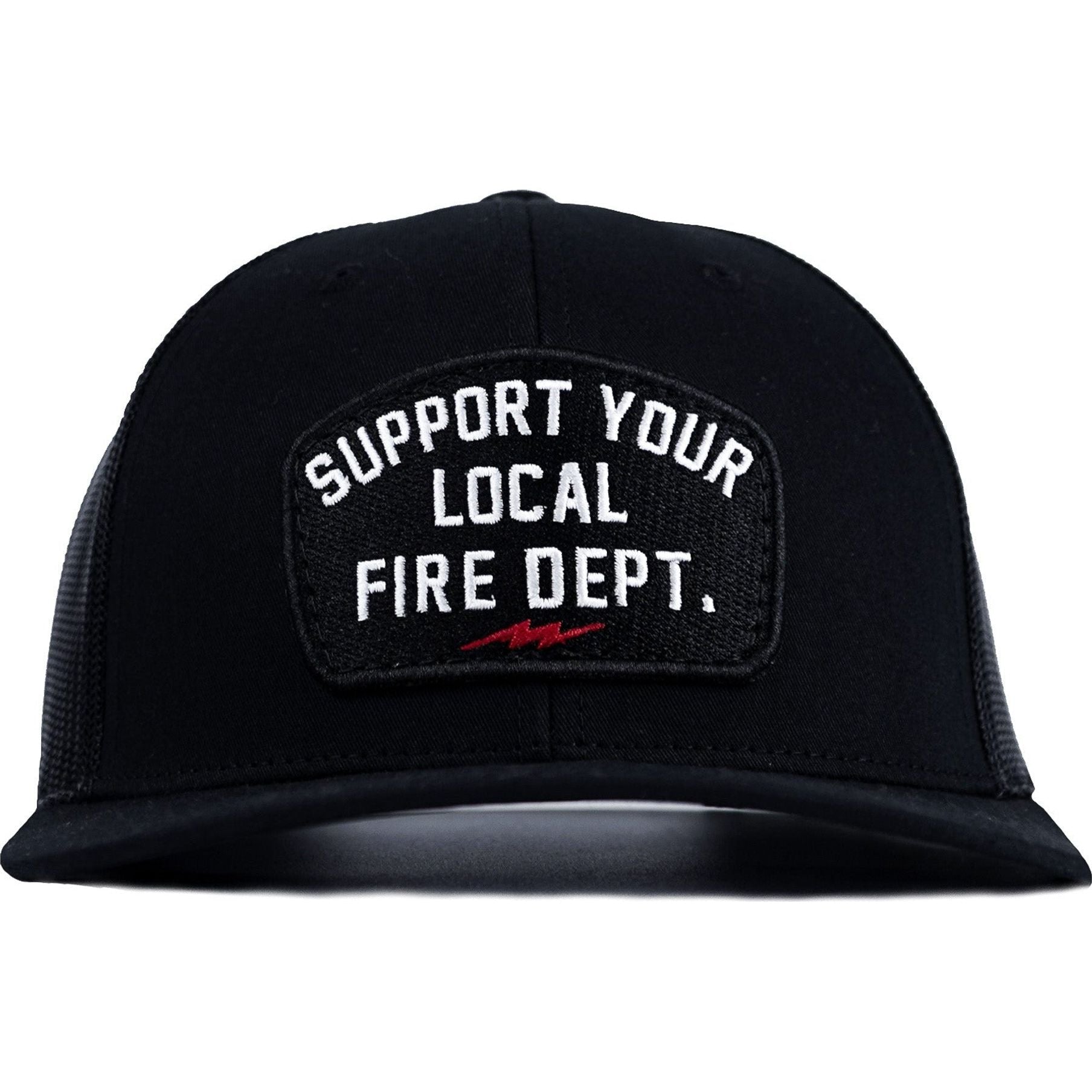 Support Your Local Fire Dept. Patch Snapback Hat