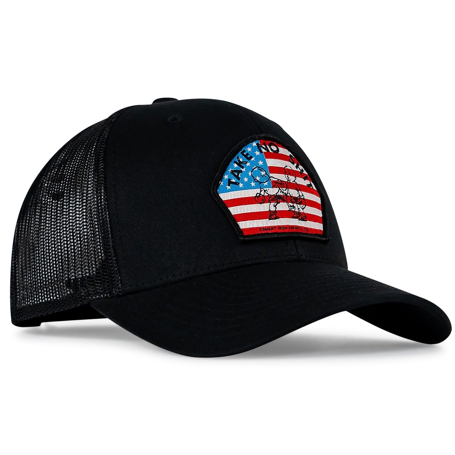 Take No Shit American Flag Patch SnapBack