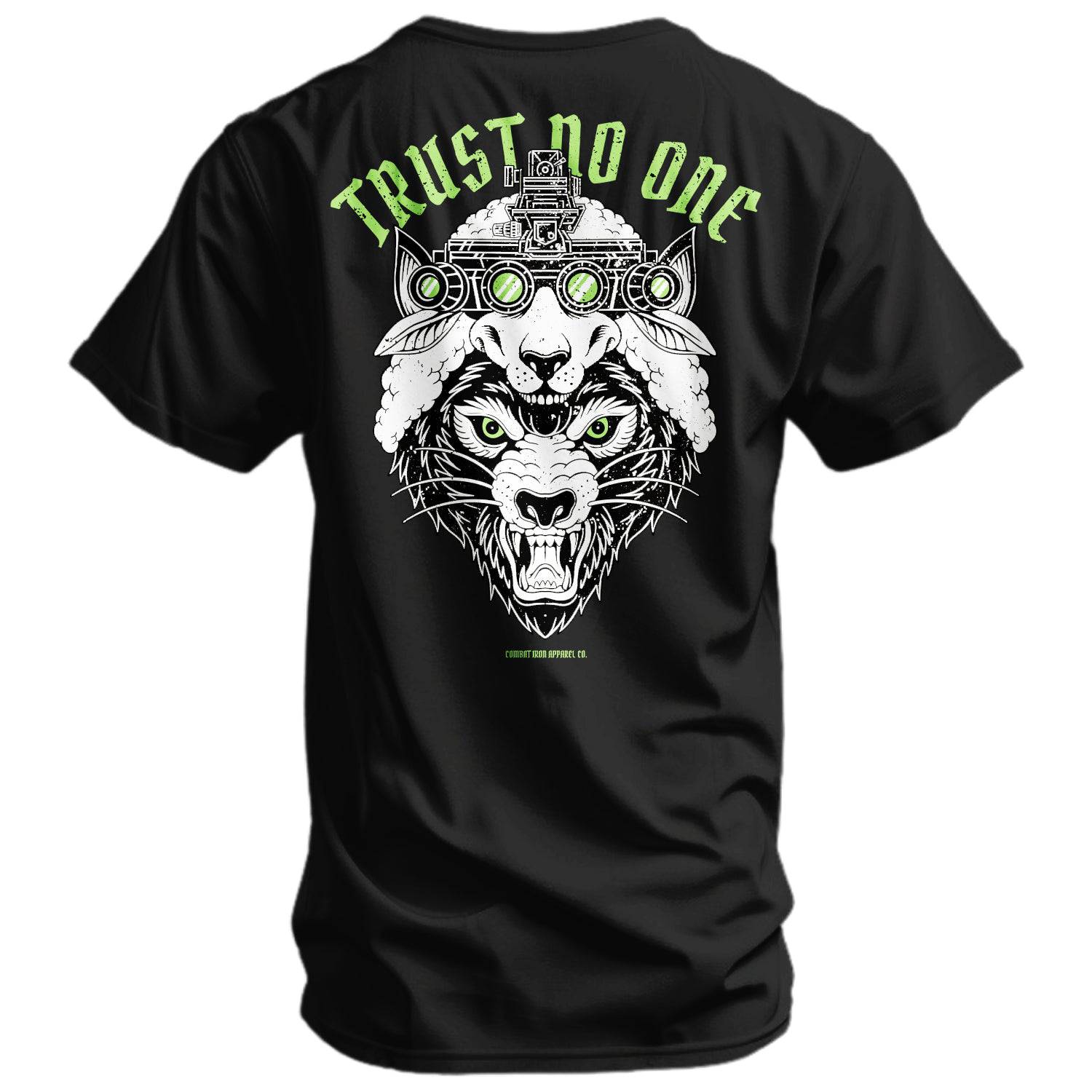 Trust No One Wolf Men's T-Shirt