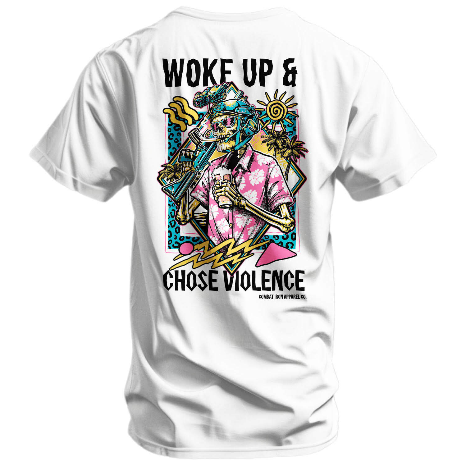 Woke Up & Chose Violence Men's T-Shirt